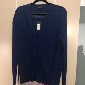 Rag & Bone Navy Halsey Cardigan